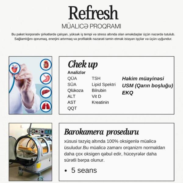 Refresh MÜALİCƏ PROQRAMI