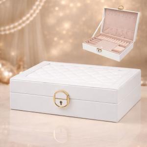 Böyük Zərgərlik Qutusu (Ağ)