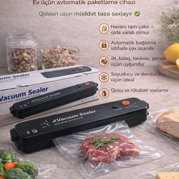 Vakuum Aparatı (Vacuum Sealer)