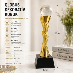 Qlobus Dekorativ Kubok