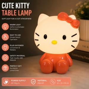 Şirin Hello Kitty Masaüstü Lampa