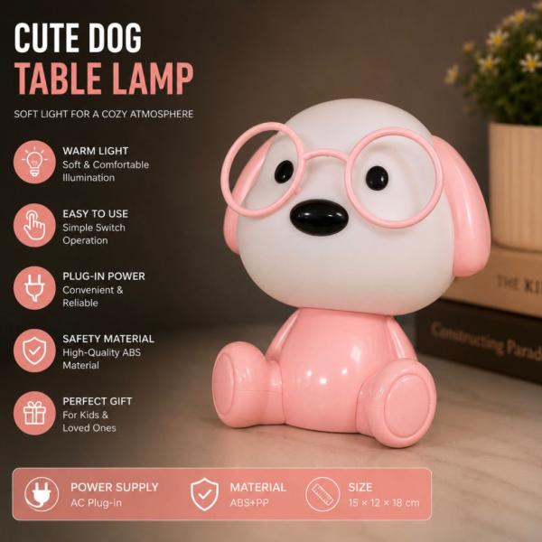 Şirin İt Masaüstü Lampa