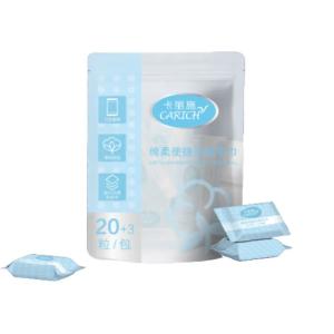 Yumşaq portativ sıxılmış dəsmal 23 ədəd