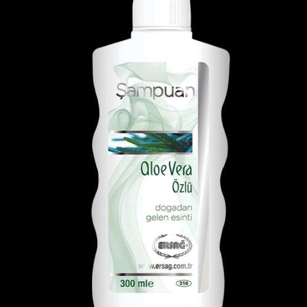 QALIN VƏ KƏPƏKLI SAÇLAR ÜÇÜN ALOE VERA ŞAMPUNU
