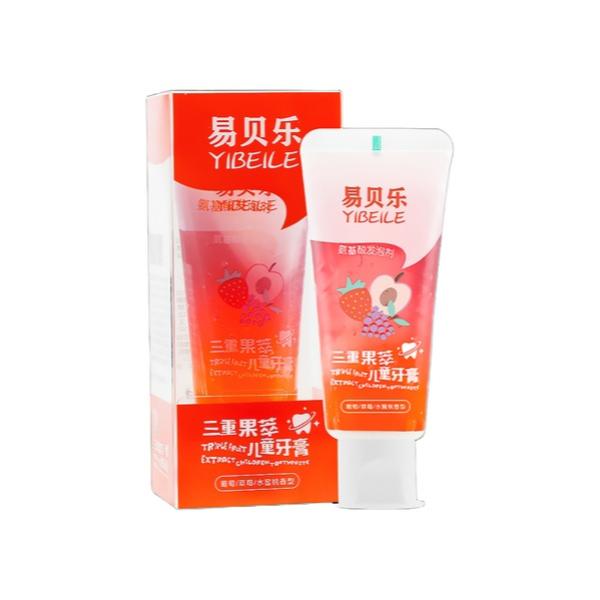 YIBEILE Üçqat Meyvə Ekstraktlı Uşaq Diş Pastası